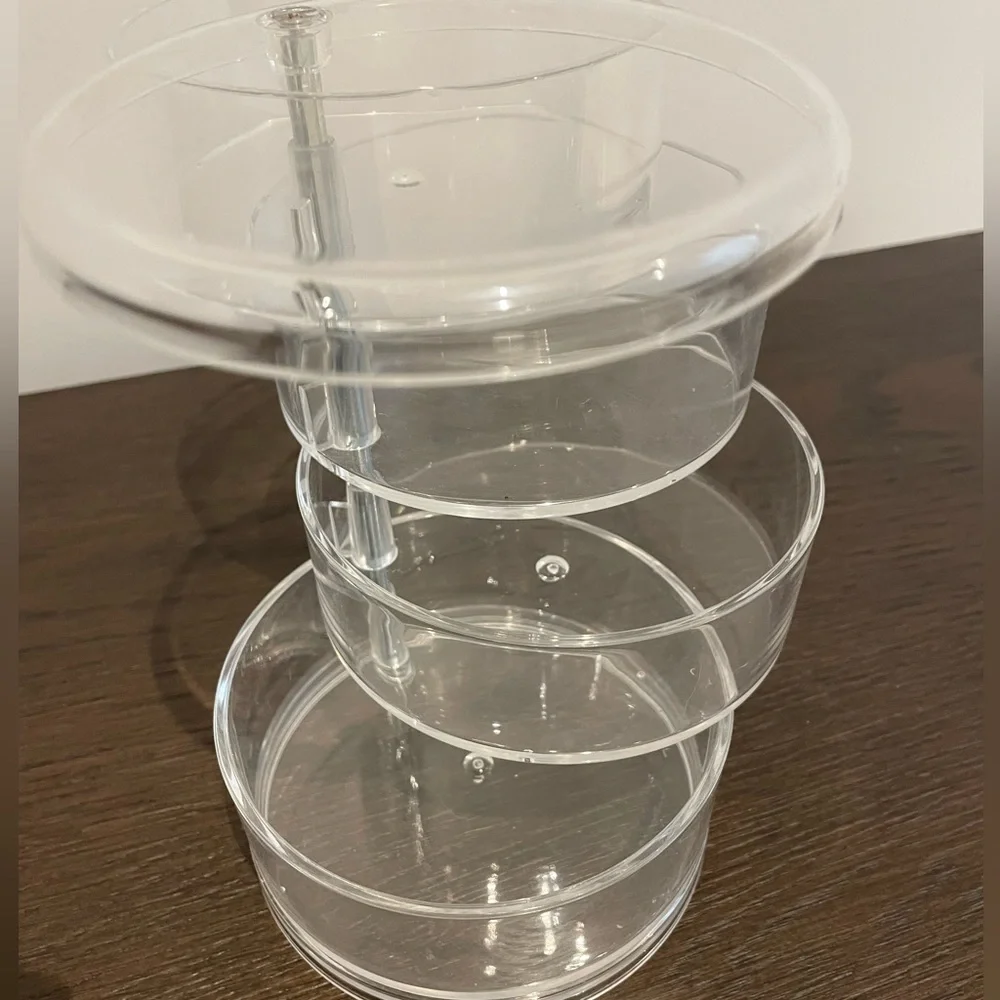 The Container Store Clear Acrylic Rotating Organizer